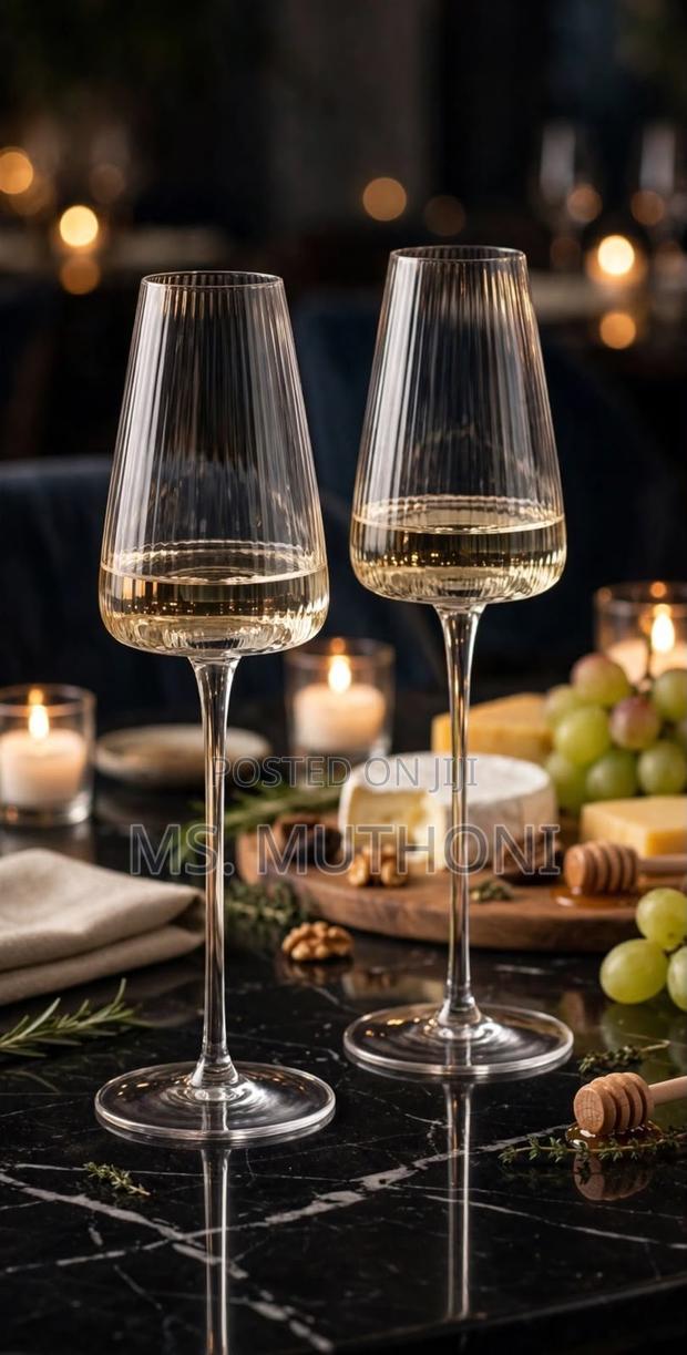 6 PCs Anton Studio Designs Empire Clear Wine Glasses - main view