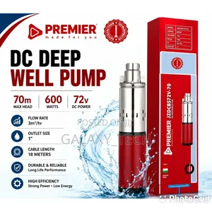 70m DC Deep Well Submersible Pump 600W