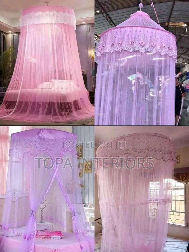 Circle Bed Net Canopy Round Ring Mosquito Netting - thumbnail 2