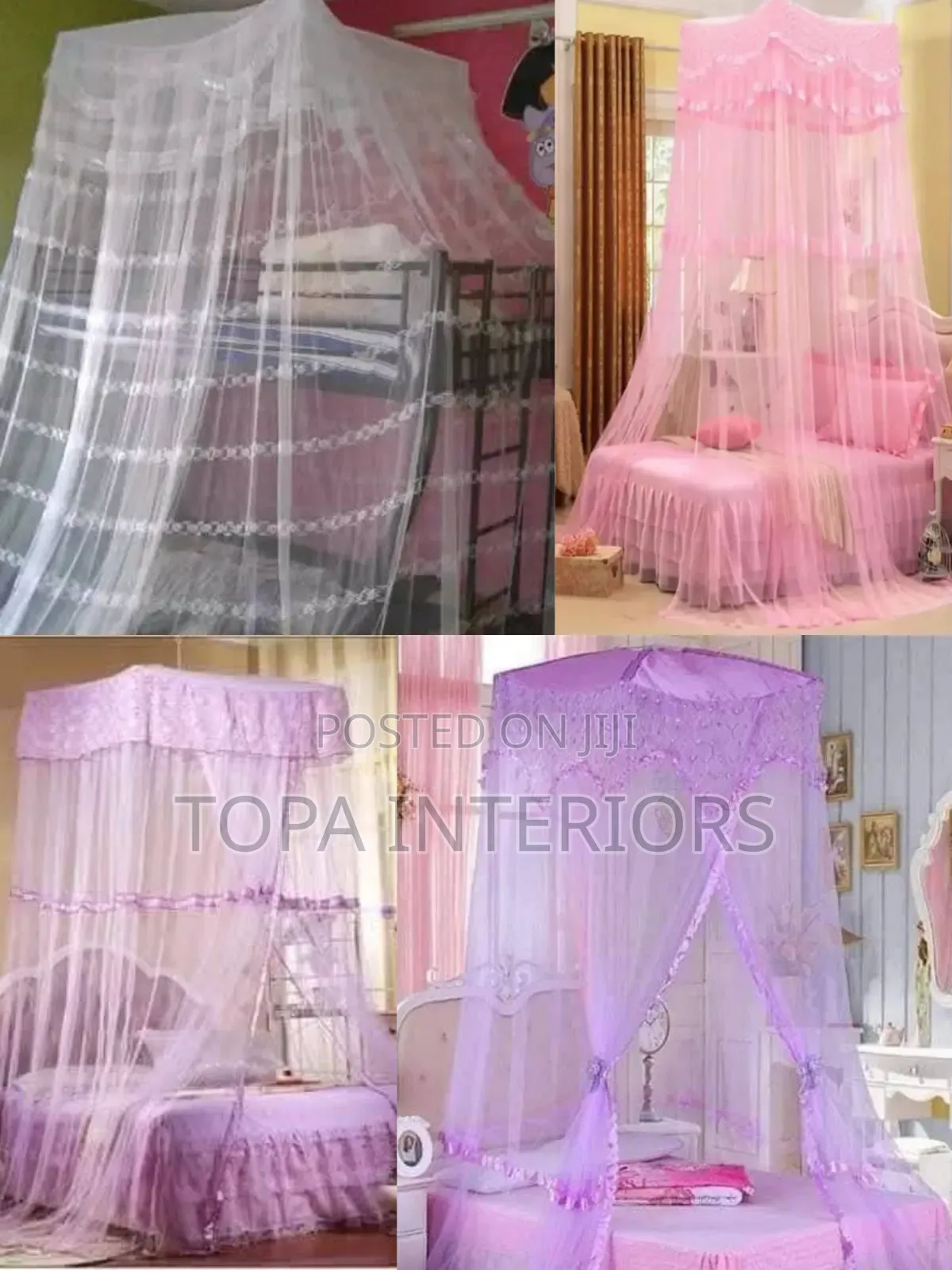 Bunk Bed Net Double Decker Top Square Mosquito Nets