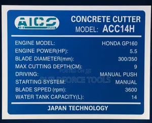Aico Japan Concrete Cutter Machine