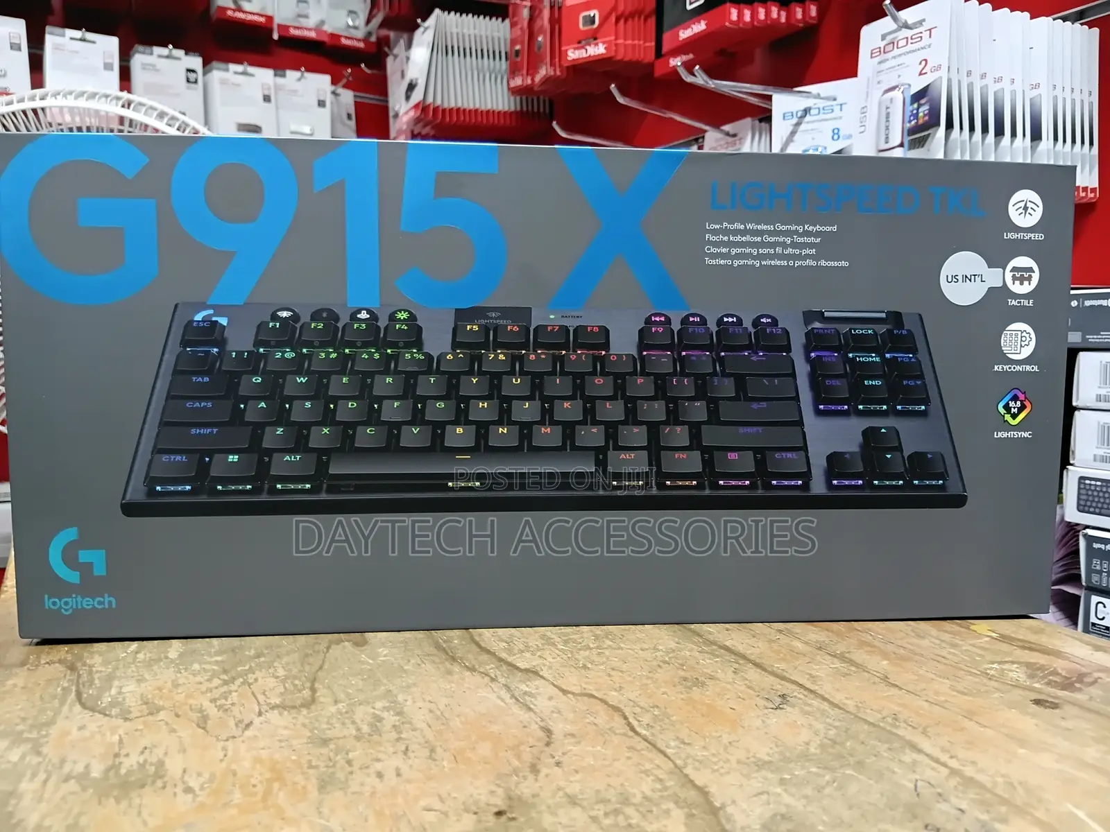Logitech G915X Lightspeed TKL Wireless Mechanical Gaming Keyboard
