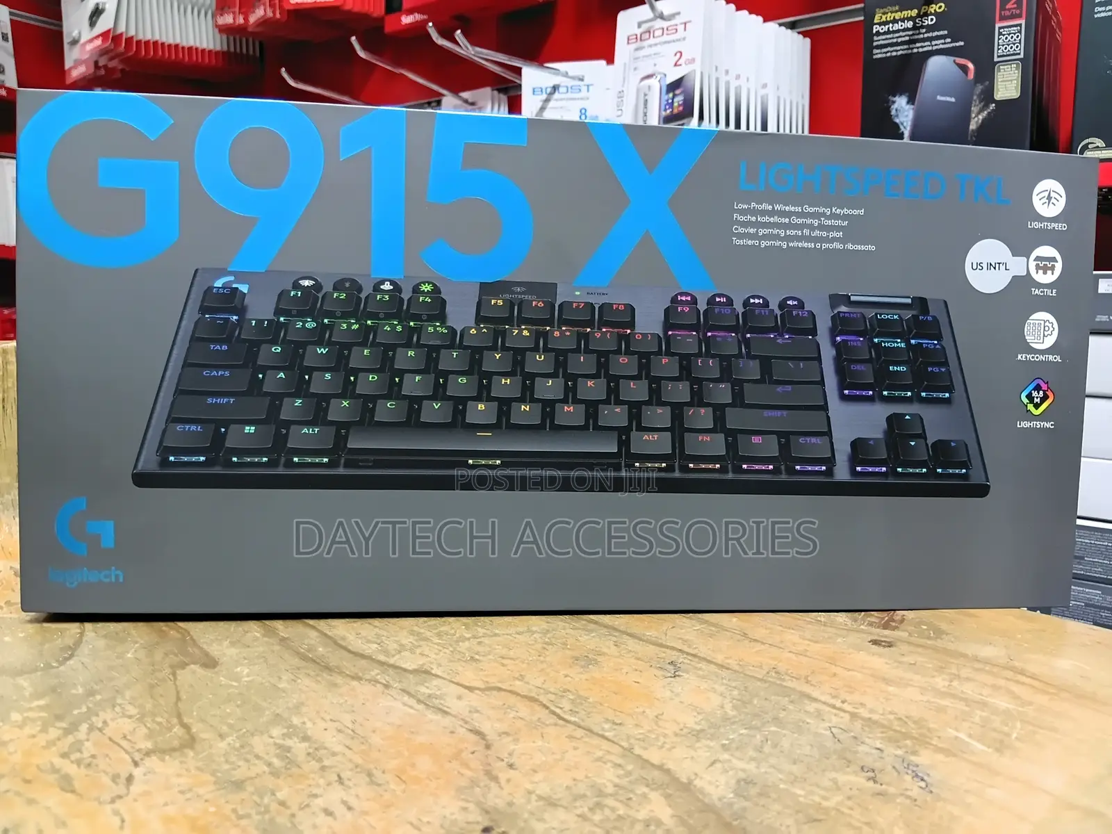 Logitech G915X Lightspeed TKL Wireless Mechanical Gaming Keyboard