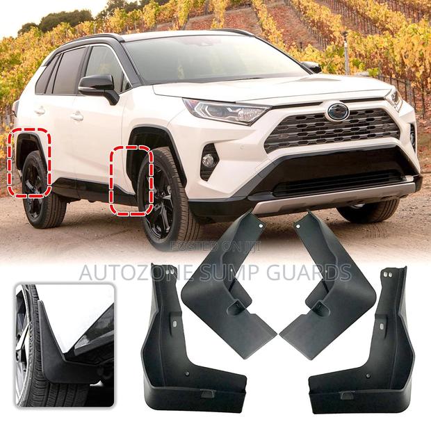 4pcs Front Rear Mud Guards Flaps Fender for 2019-2025 Toyota RAV4