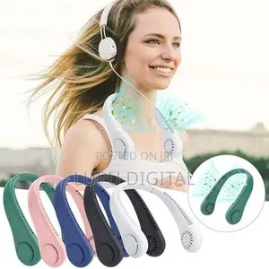 Mini Portable Neck Fan Colours; White, Blue, Green, Black Pink