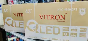 Vitron 43” Inch Qled Android Frameless TV
