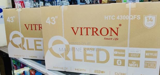 Vitron 43” Inch Qled Android Frameless TV - main view