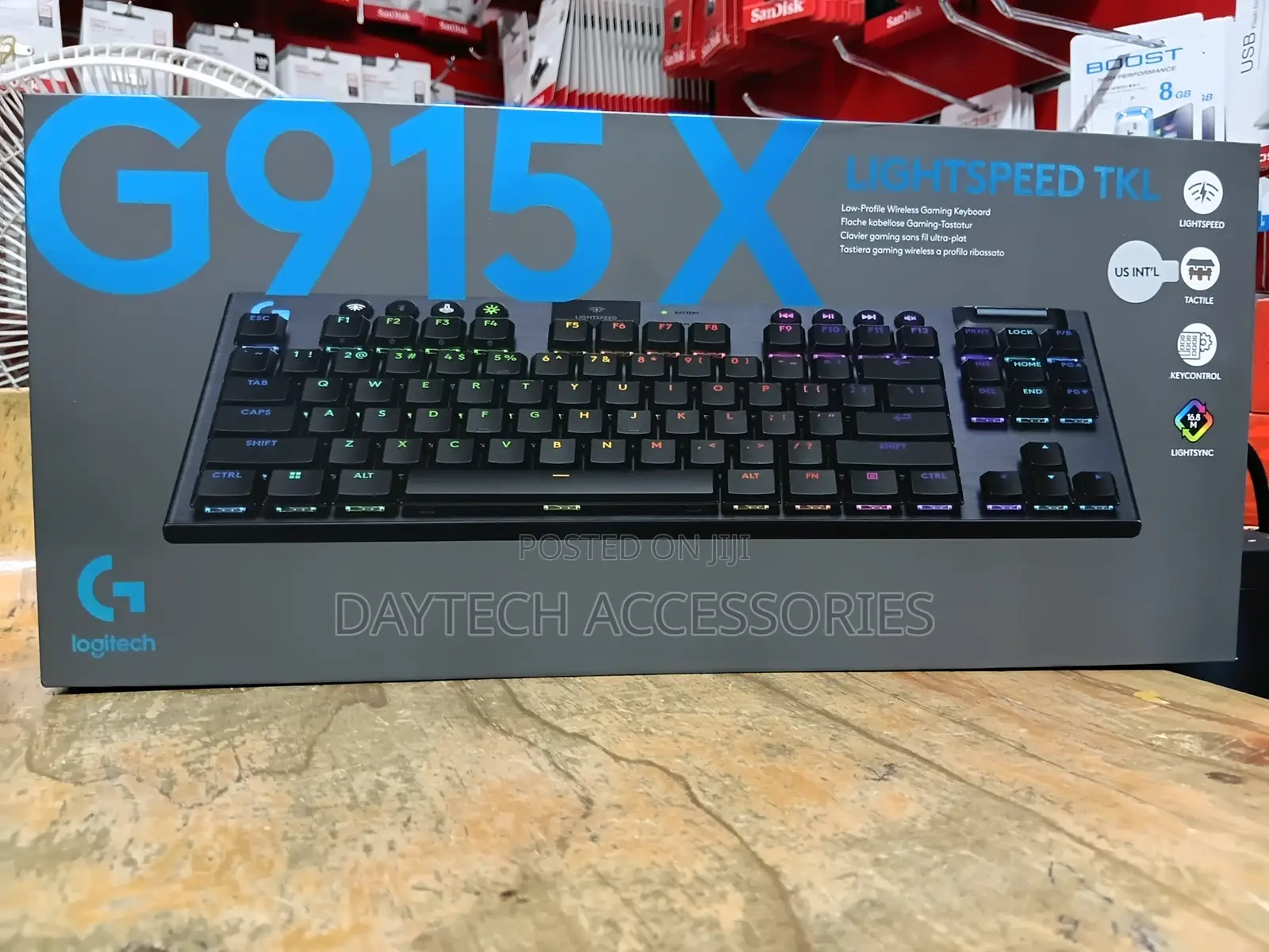 Logitech G915 X Lightspeed TKL Wireless Gaming Keyboard (Linear)