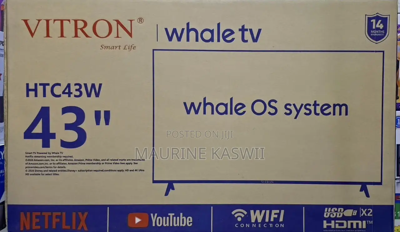 Vitron 43” Smart Whale Os System Frameless-43htc43w