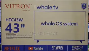 Vitron 43” Smart Whale Os System Frameless-43htc43w