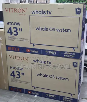Vitron 43” Smart Whale Os System Frameless-43htc43w
