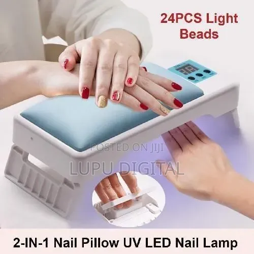 Portable 2 in 1 Hand Pillow Nail Enhancement UV Lamp