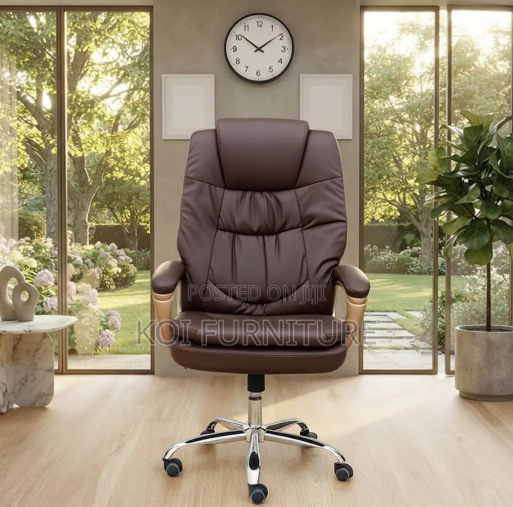 Office Chair; Managers High Back Leather Office Chairs