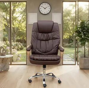 Office Chair; Managers High Back Leather Office Chairs