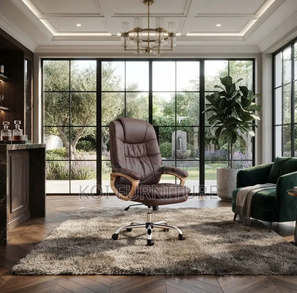 Office Chair; Managers High Back Leather Office Chairs