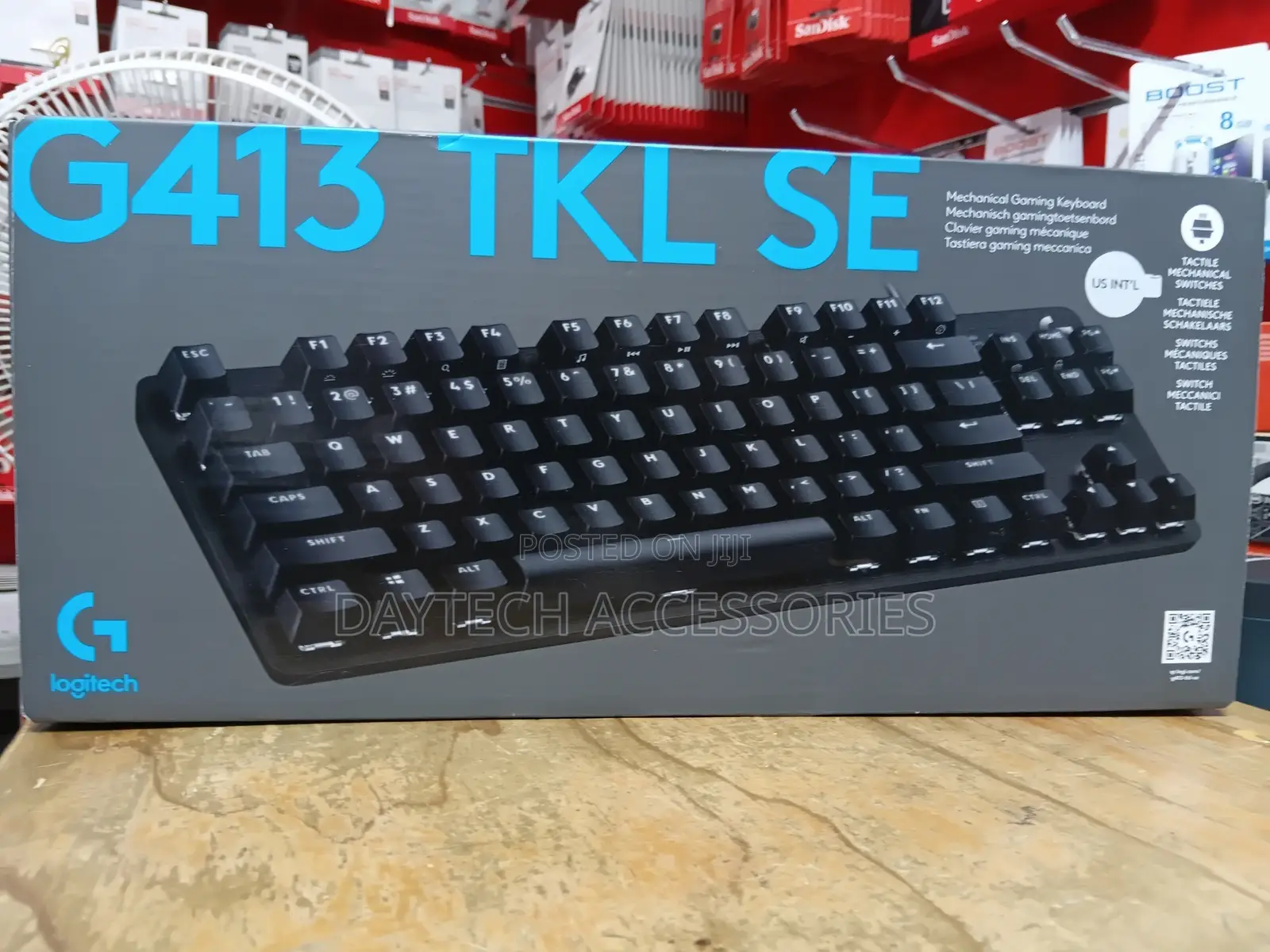 The Logitech G413 TKL SE Compact Tenkeyless Mechanical Gaming Keyboard