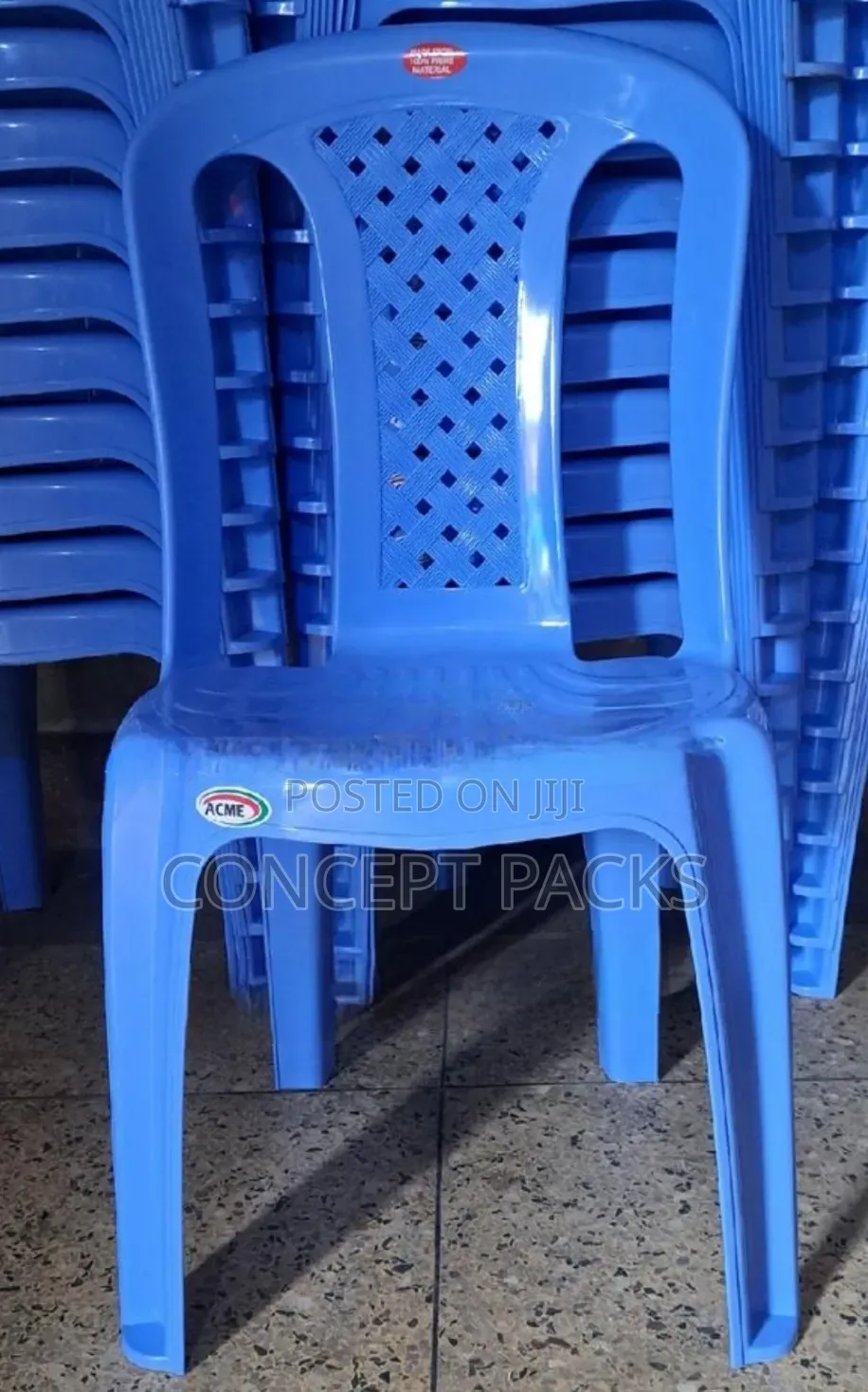 Acme Brand Strong Armless Chair.