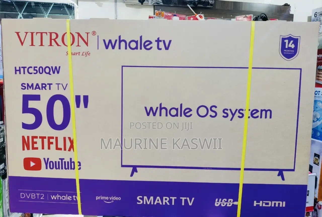Vitron 50” Inch Qled Whale TV -Htc50qw