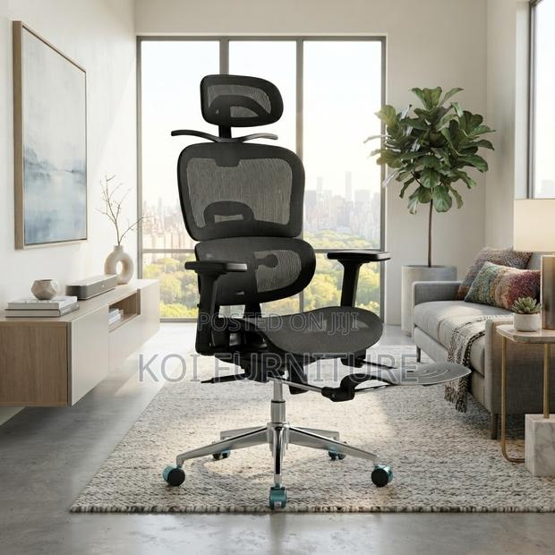 Office Chairs; Adjustable Fabric Orthopedic Office Chairs - main view