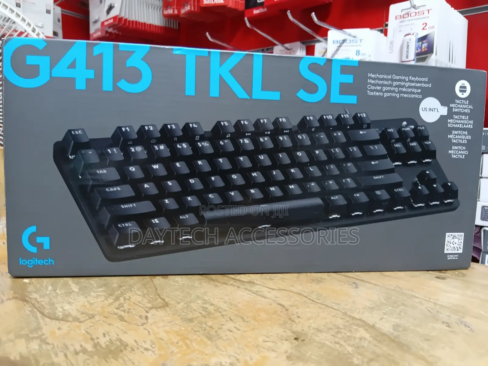 Logitech G413 TKL SE Mechanical Gaming Keyboard - Black English - US