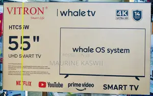 Vitron 55” Inch Smart 4kuhd Whale TV -HTC 55w