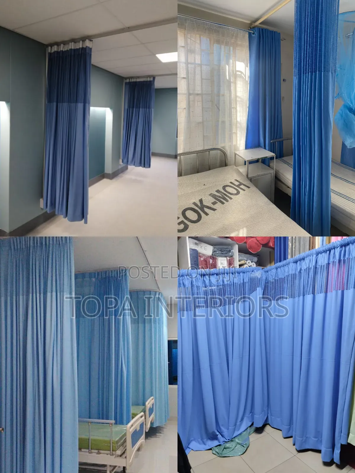 Cubicle Curtains for Hospital Ward Partitioning