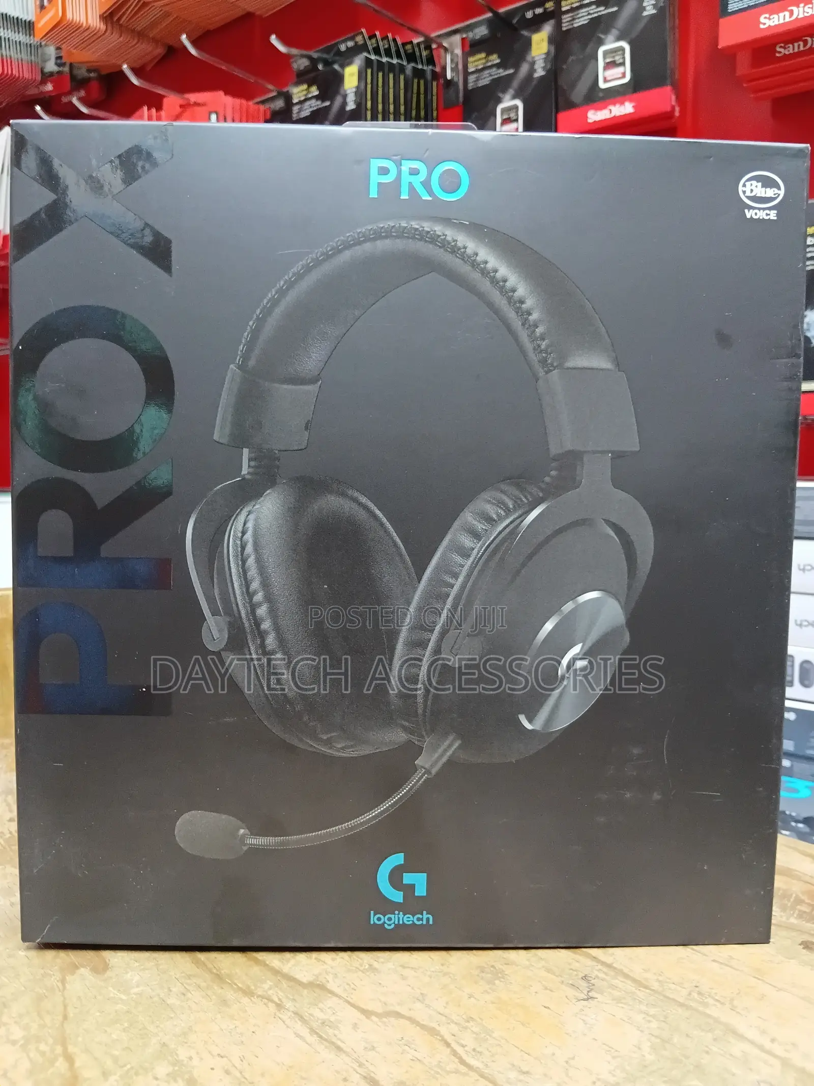 The Logitech G PRO X Gaming Headset.