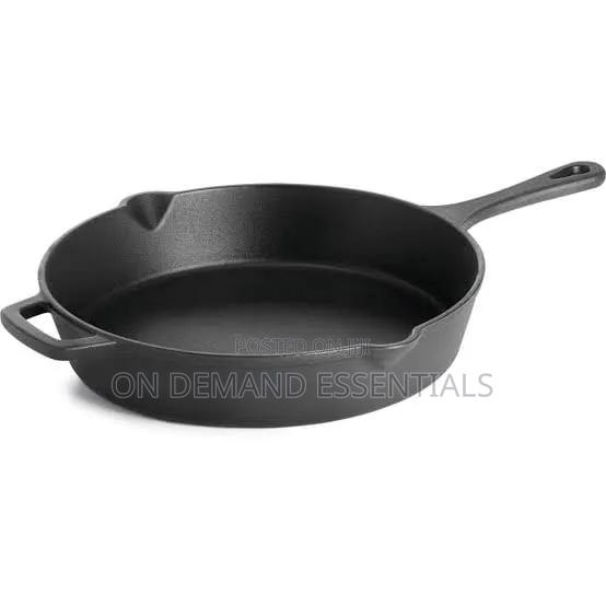 Heavy Duty 26cm Cast Iron Pan Available - main view