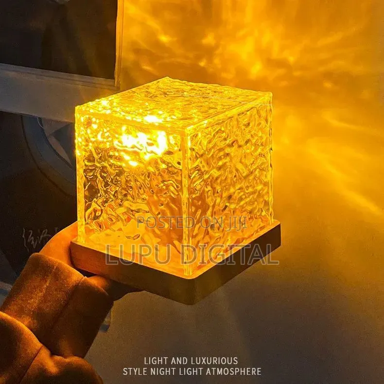 Water Ripple Projector 3/16 Colors Lamp Flame Crystal Lamp Decoration