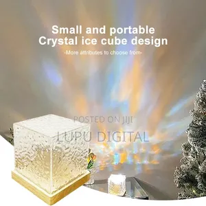 Water Ripple Projector 3/16 Colors Lamp Flame Crystal Lamp Decoration