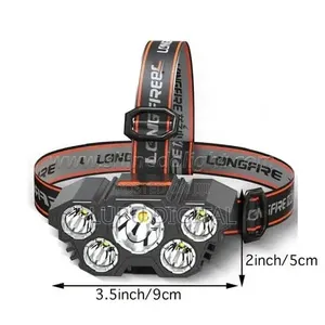 Powerful Outdoor Camping Waterproof Headlight Abs Rechargeable Led
