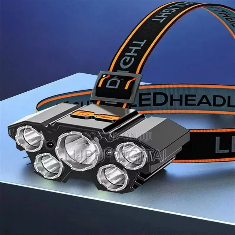 Powerful Outdoor Camping Waterproof Headlight Abs Rechargeable Led