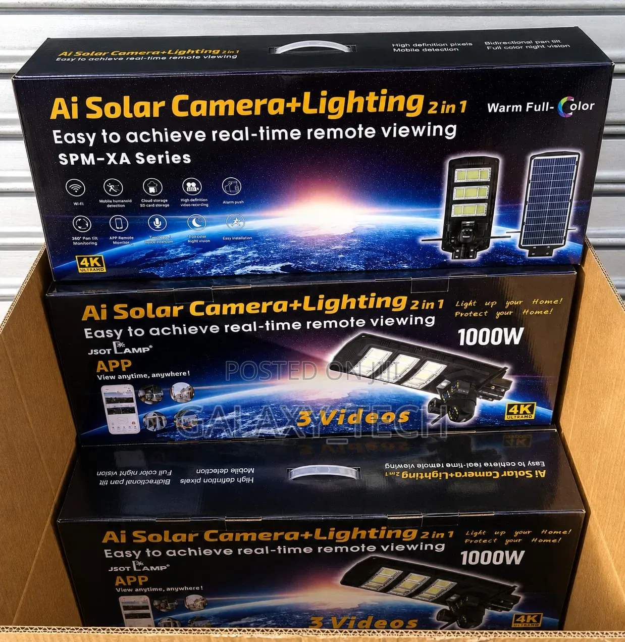 Jsot Lamp Ai Solar Camera + Lighting 2-in-1 