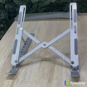 Metallic Foldable Laptop Stand