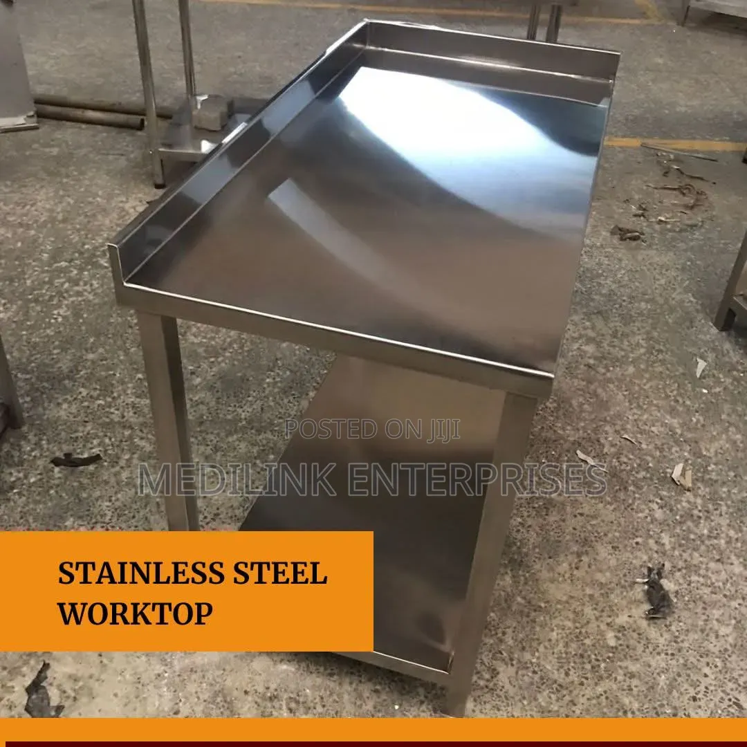 Customized Worktops Ss 304 Tables