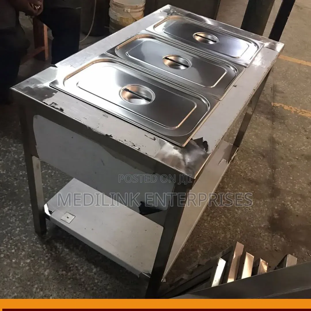 3 Inserts Food Warmers Flatop Customized