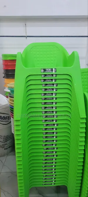 Bright Green Fancy Rok Plastic Chairs