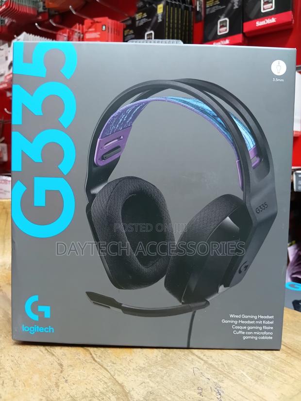 The Logitech G335 Wired Gaming Headset Over-Ear Gaming Headset.