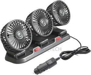 3 Head Car Cooling Fan 24V