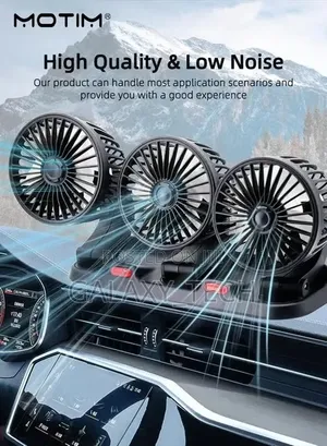 3 Head Car Cooling Fan 24V