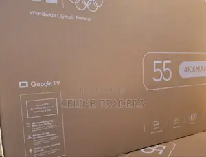 TCL 55” UHD Google Smart TV – HDR, Voice Control Streaming