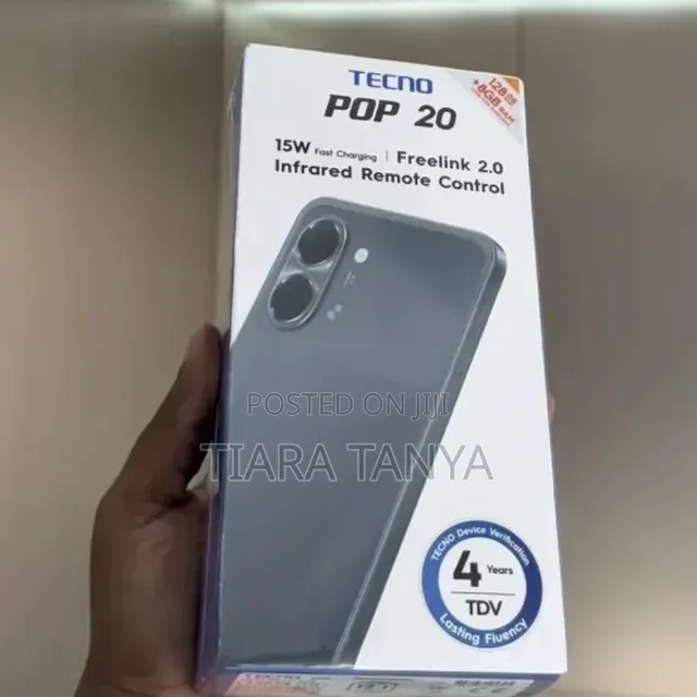 New Tecno Pop 20 64 GB Black