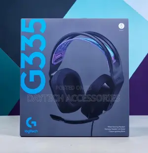 Logitech G335 Wired Gaming Headset With Flip to Mute Microphone.