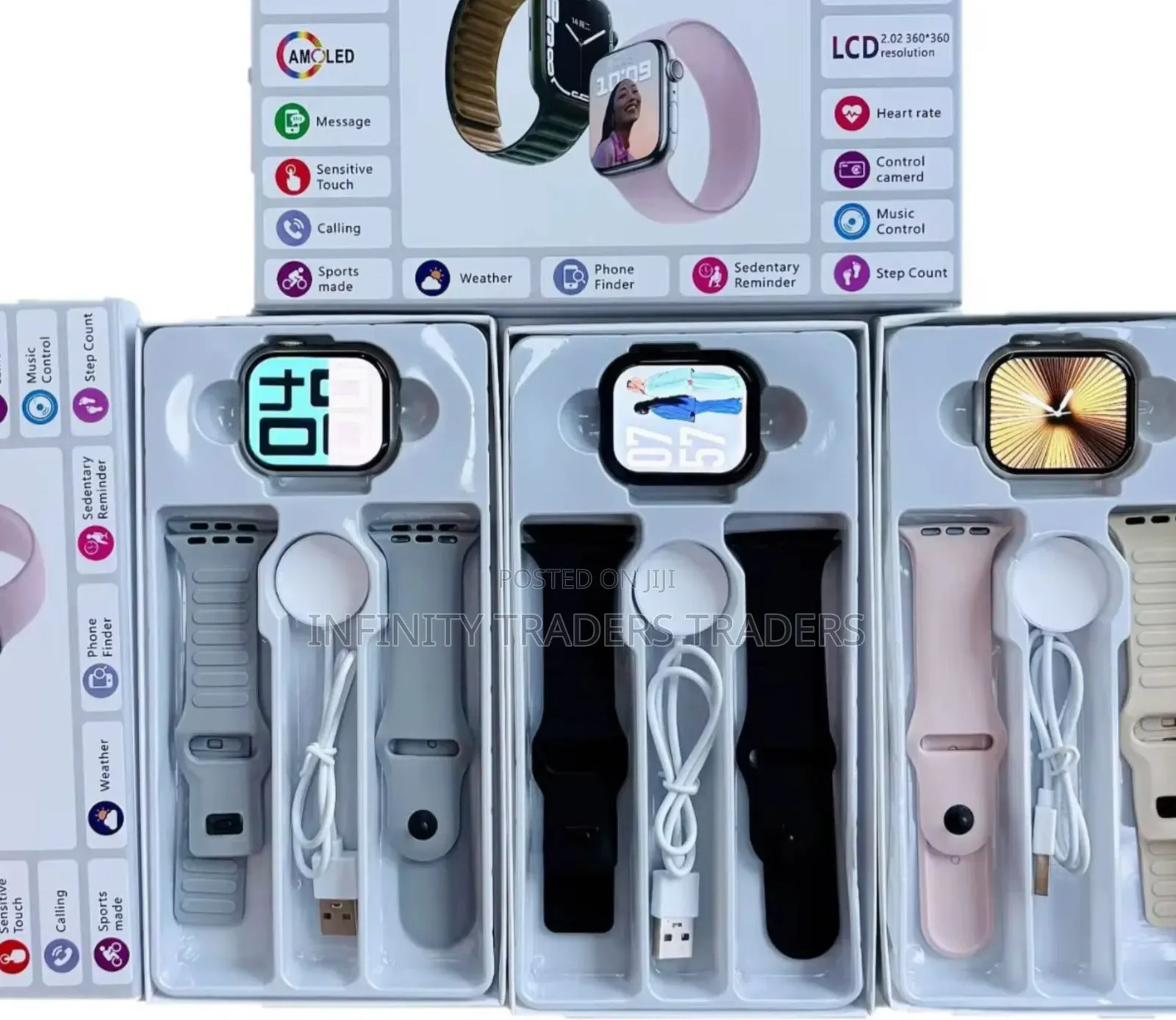 S9 Pro Smart Watch With Dual Strap