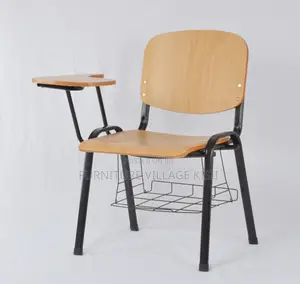 Office Chair: School Study Desk With Writting Pad