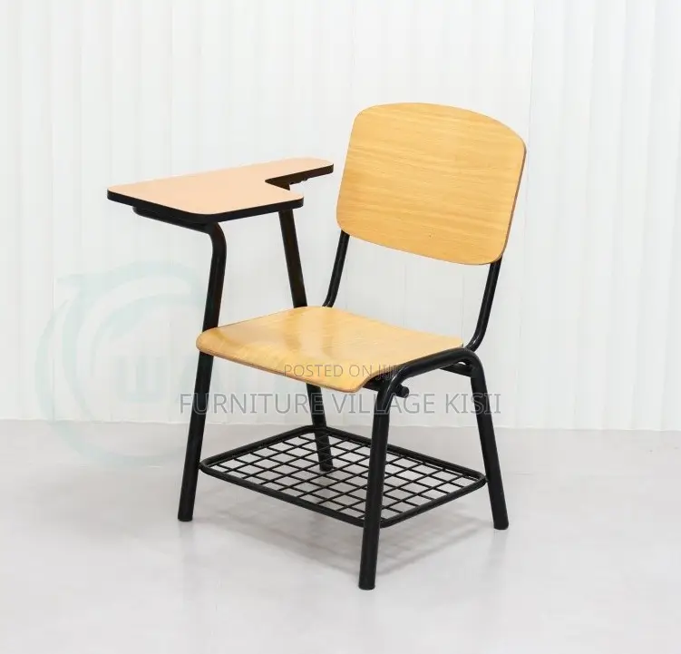 Office Chair: School Study Desk With Writting Pad