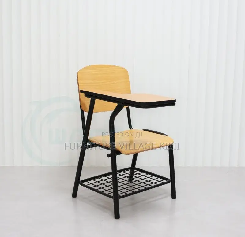 Office Chair: School Study Desk With Writting Pad