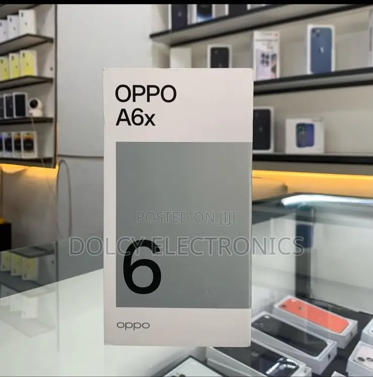 New Oppo A6x 128 GB Black