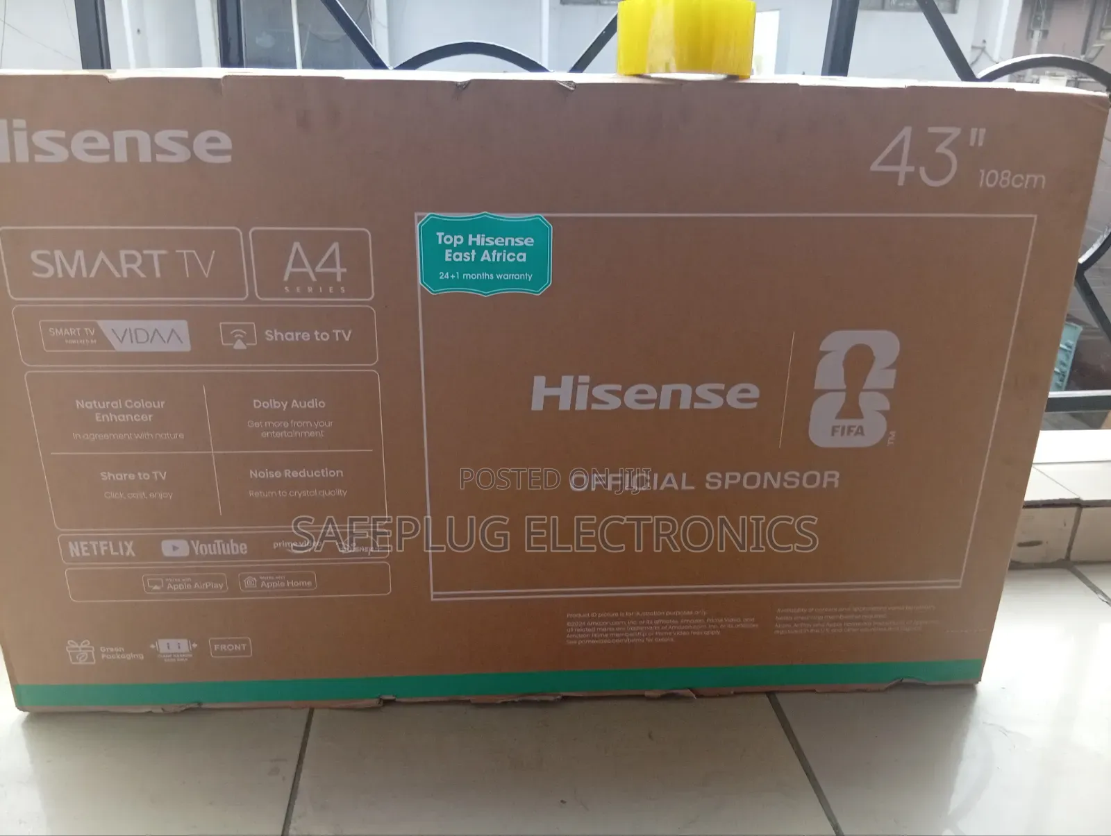 Hisense A4 43-Inch Smart TV – Full HD LED Television