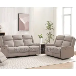 Recliner Sofa; Elegant Modern Fabric Recliner Sofa Set for Living Room
